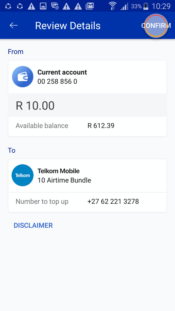 How to buy airtime on the Banking App Standard Bank