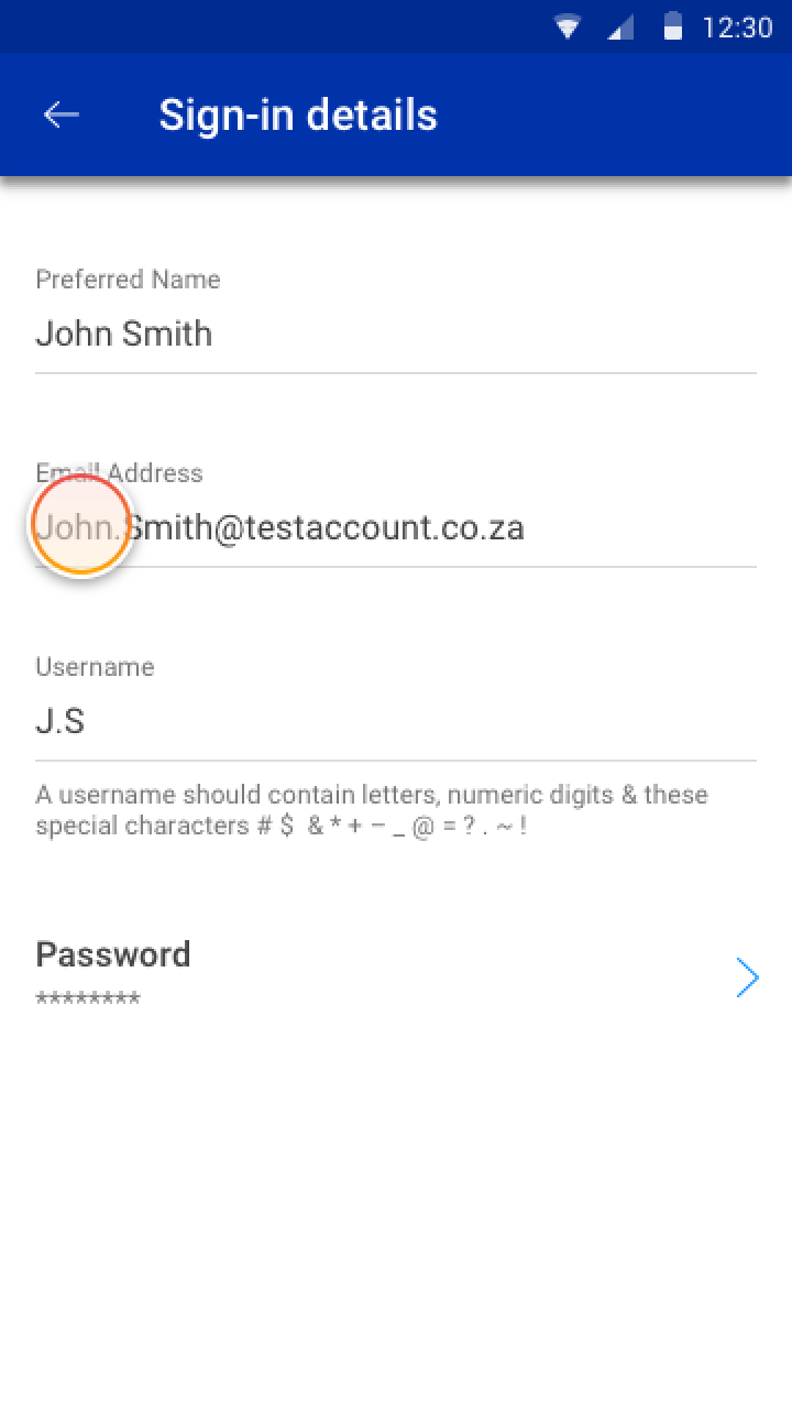 How to change your Banking App signin details Standard Bank