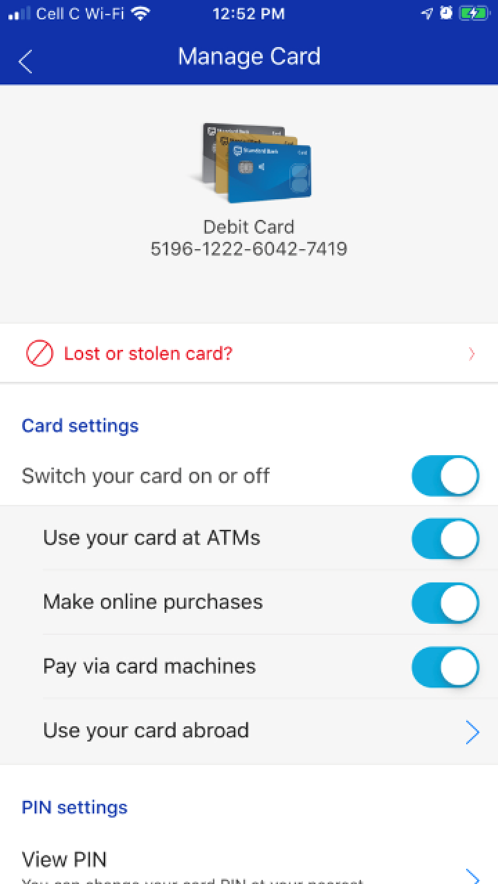 How to change your ATM limits Standard Bank