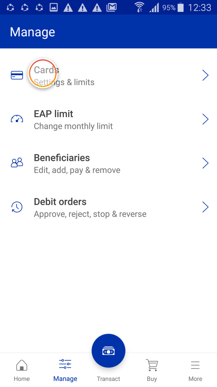 How to change your ATM limits Standard Bank
