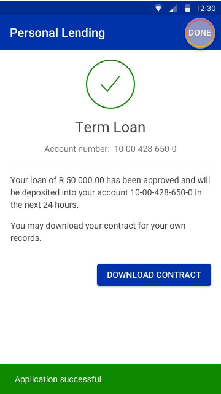How to apply for a loan on the App Standard Bank