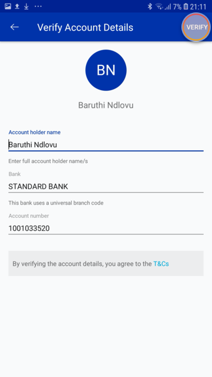 How to make interaccount transfers Standard Bank