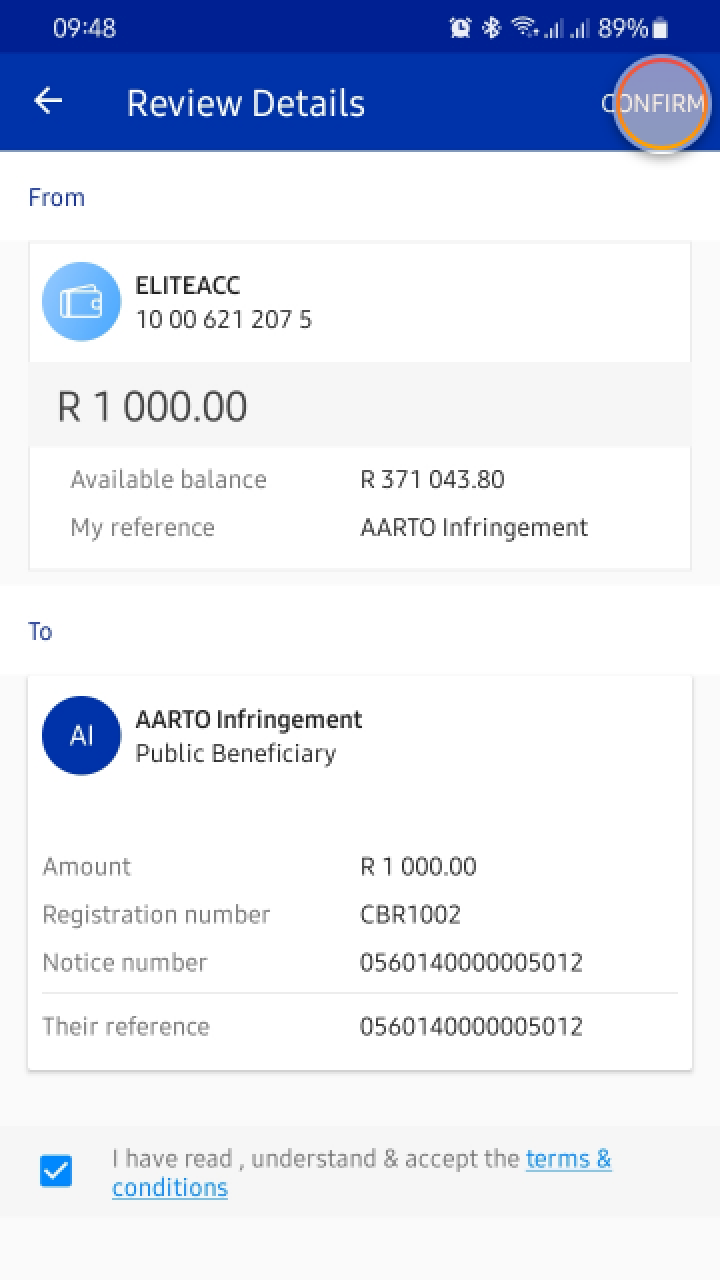 How to pay your traffic fines on the app Standard Bank