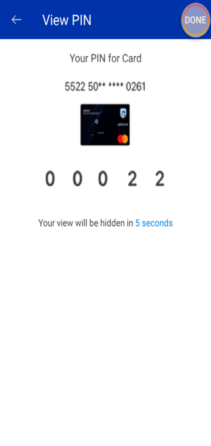 How to view your PIN Standard Bank