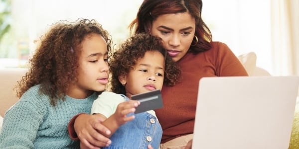 Kids savings account